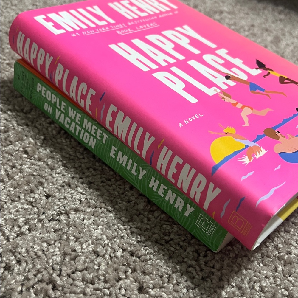 Emily Henry Happy Place and People we meet on vacation bundle of books - Picture 2 of 5
